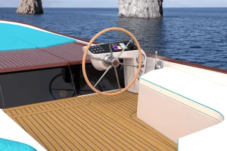 Mimi Libeccio 9,5 Classic wheel - Navis Marine